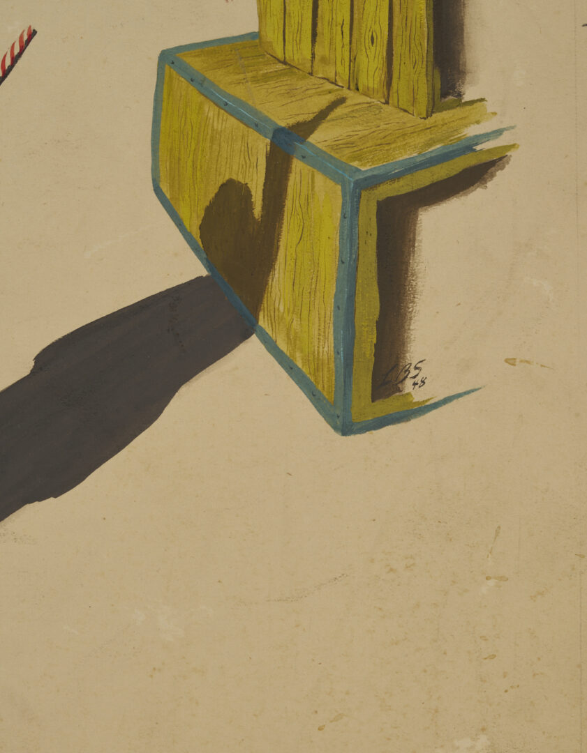 Lot 1235: Lawrence Beall Smith Medical Illustration Art, Abbott Laboratories, 1948