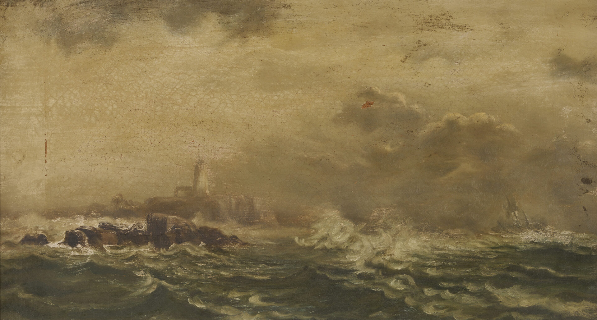 Lot 1238: 2 O/C Seascape Paintings after William Trost Richards