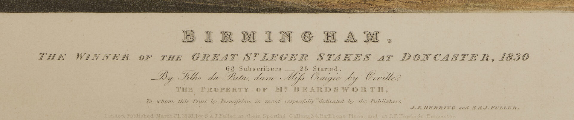 Lot 1239: 4 British Sporting/Equestrian Horse Racing Engravings &  Book