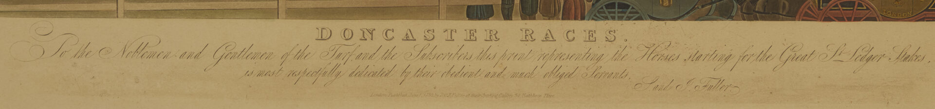 Lot 1239: 4 British Sporting/Equestrian Horse Racing Engravings &  Book