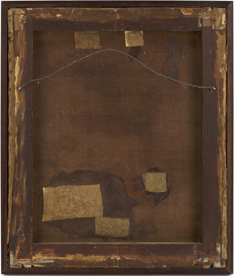 Lot 1243: Pr. 19th Cent. O/C Pendant Portraits, signed Artmann