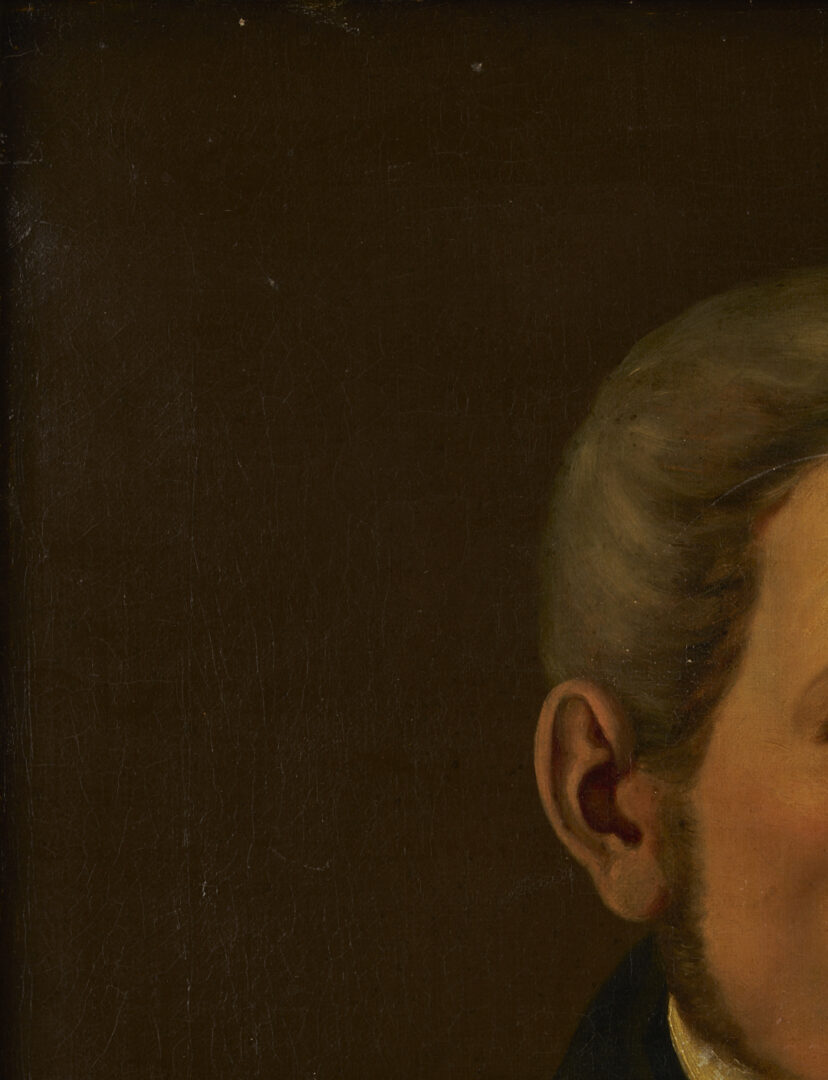 Lot 1243: Pr. 19th Cent. O/C Pendant Portraits, signed Artmann