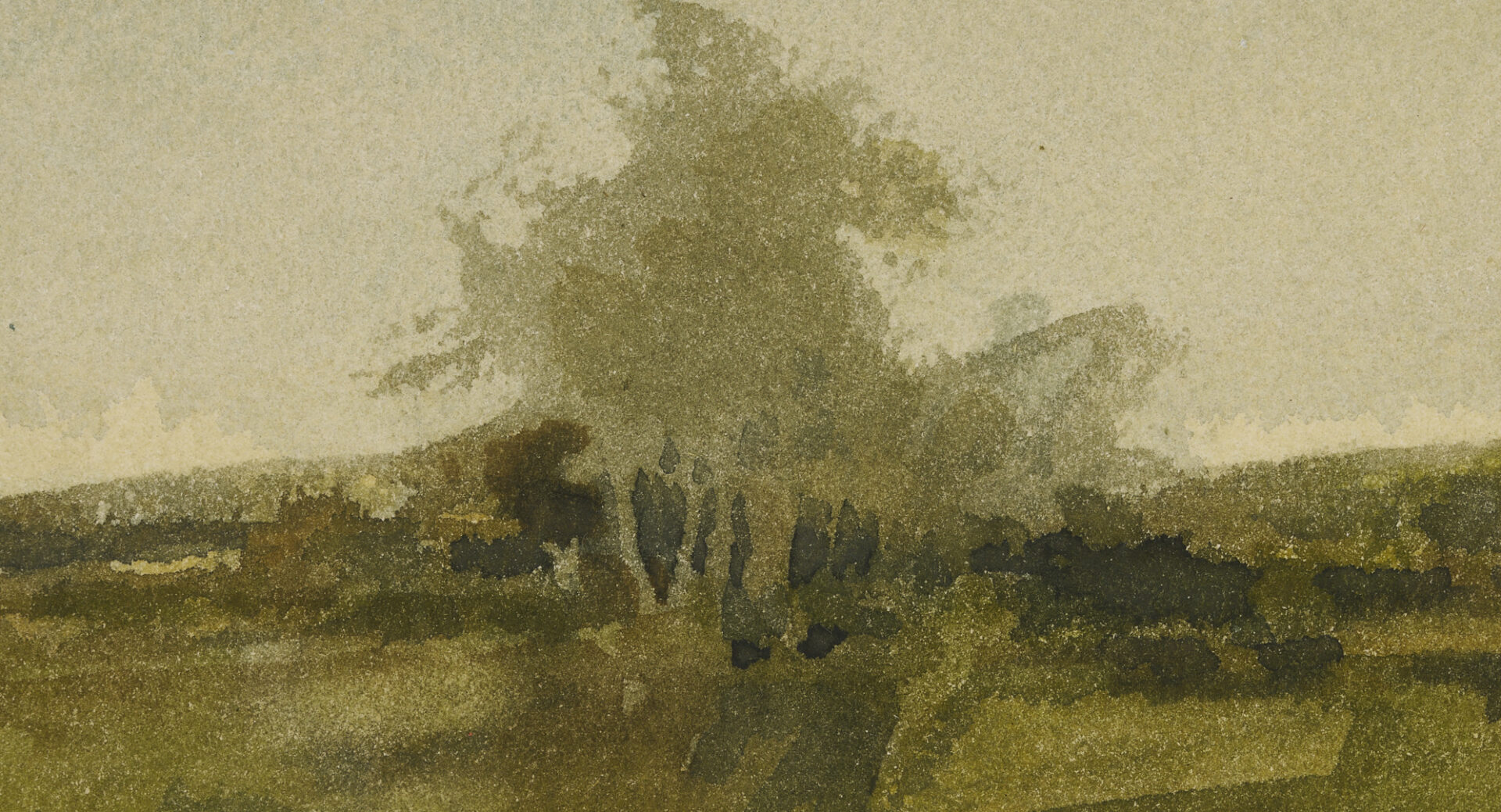 Lot 1244: 3 Robert Young Clay Watercolor Landscapes