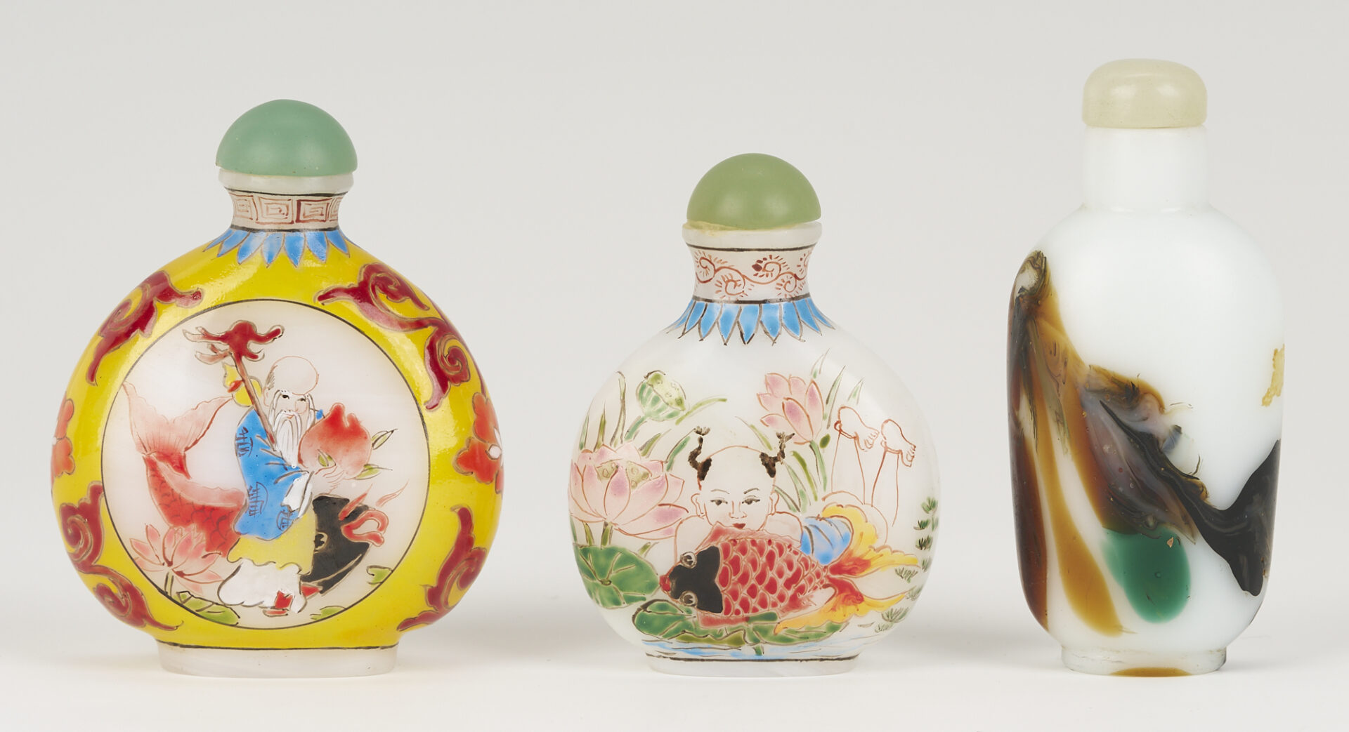 Lot 1248: 7 Chinese Glass Snuff Bottles