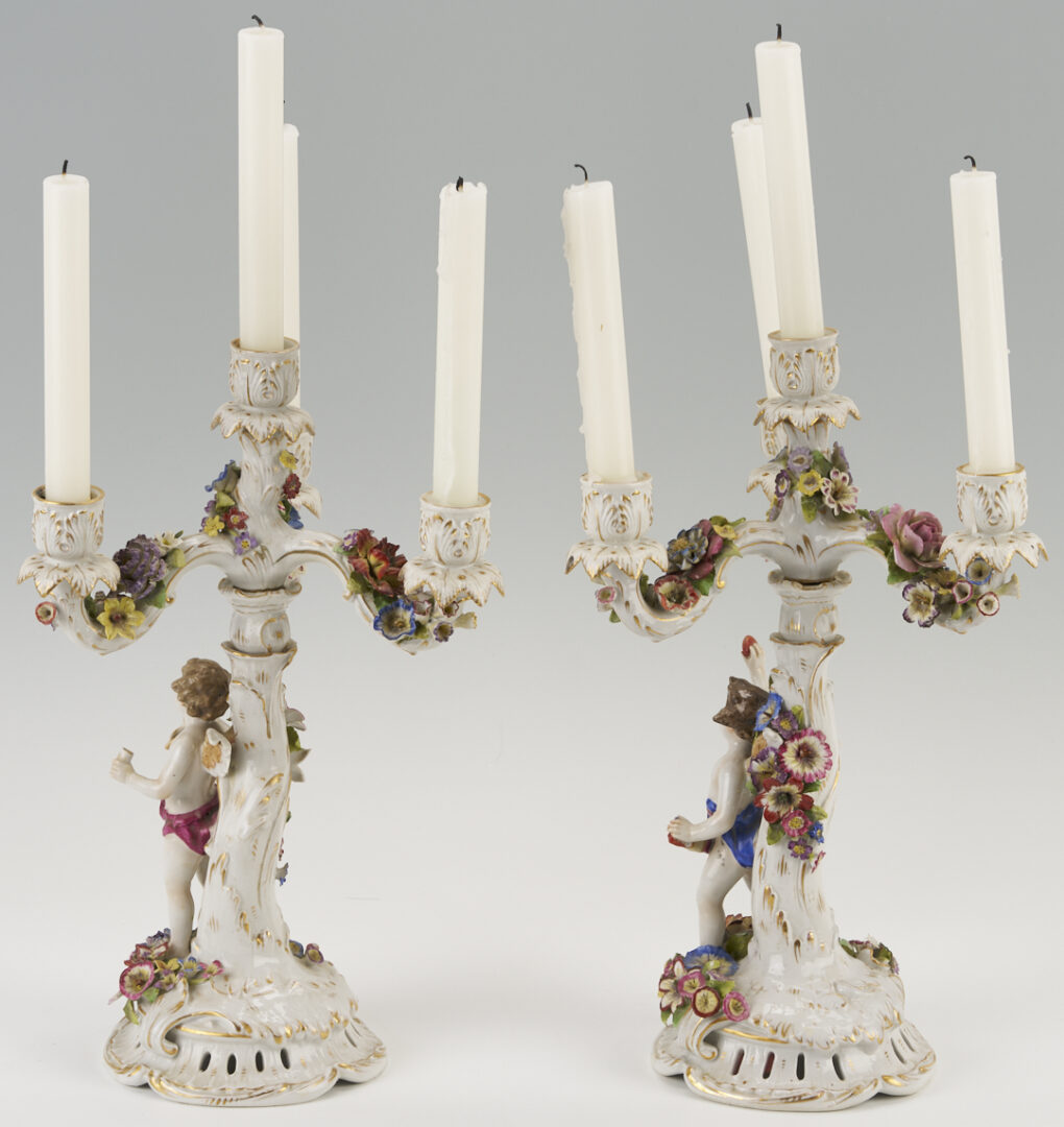 Lot 1255: 3 Pc. German Schierholz Garniture Set