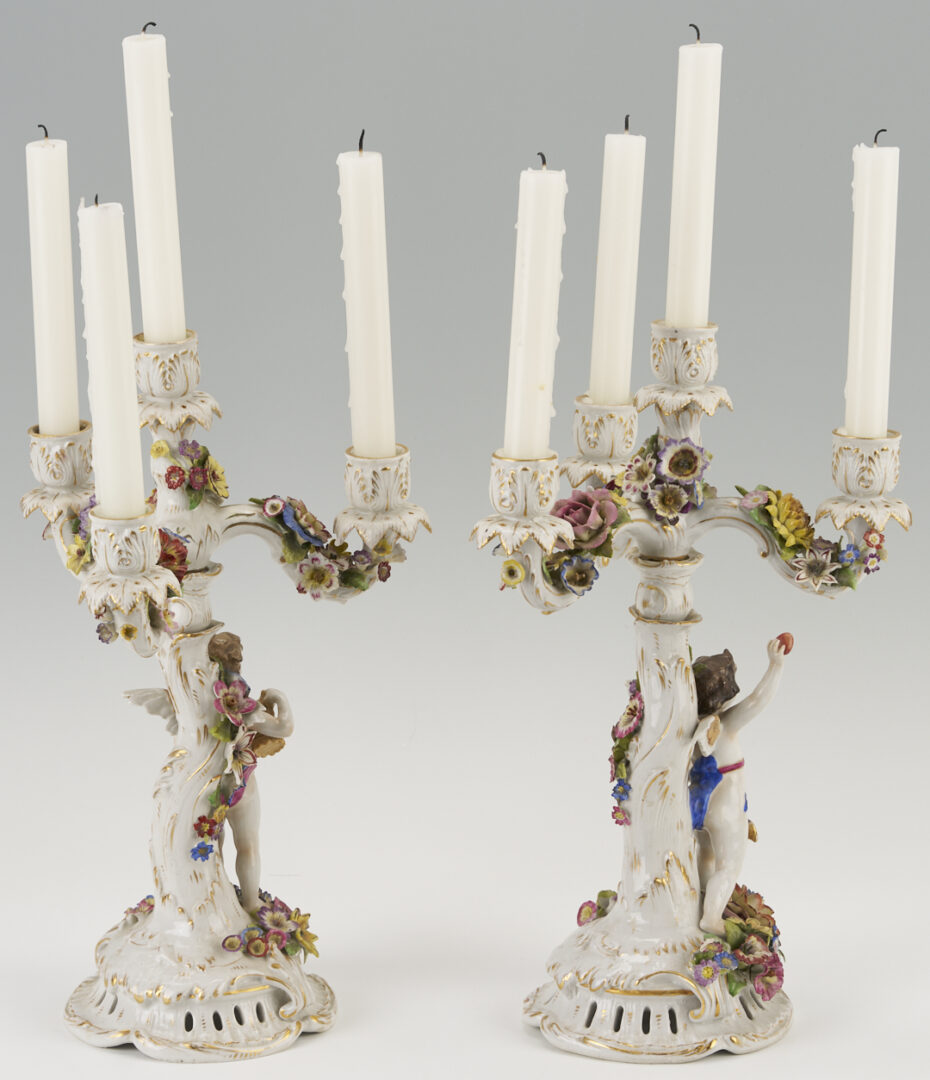 Lot 1255: 3 Pc. German Schierholz Garniture Set