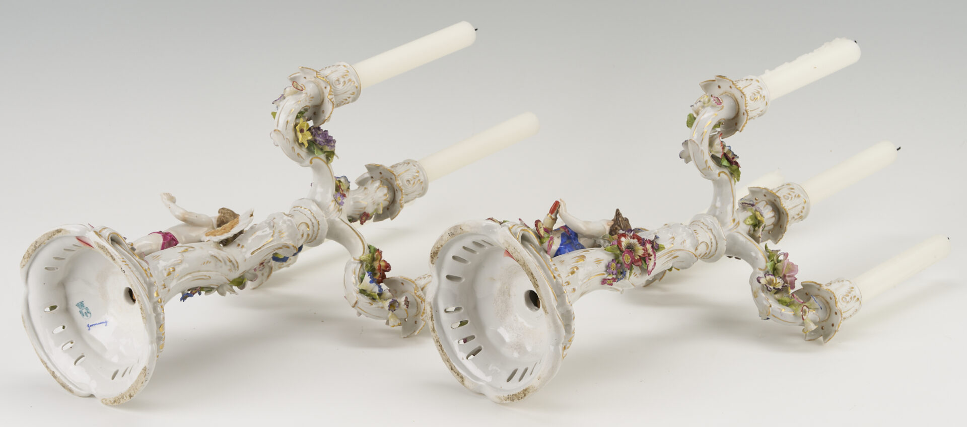 Lot 1255: 3 Pc. German Schierholz Garniture Set