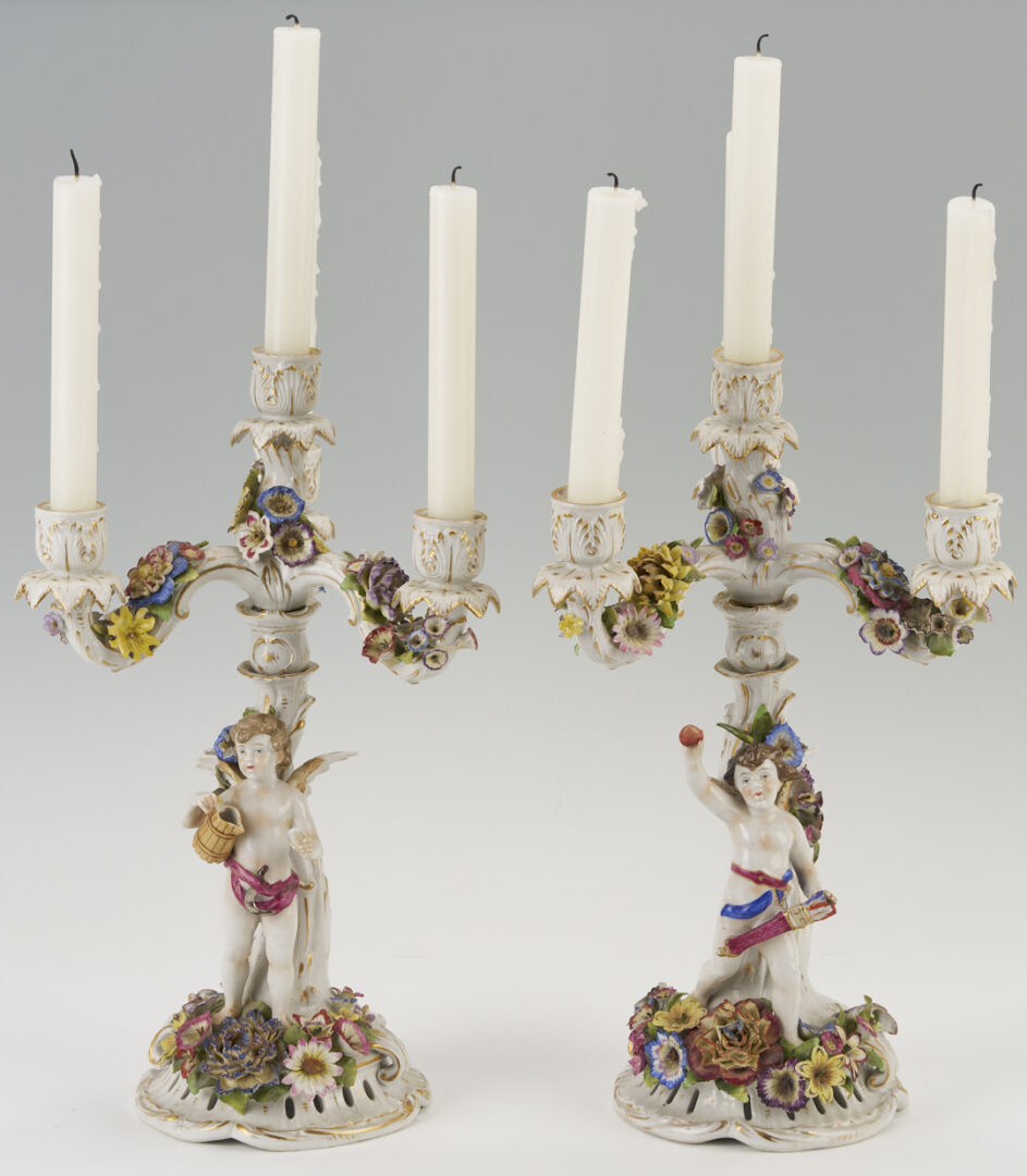 Lot 1255: 3 Pc. German Schierholz Garniture Set