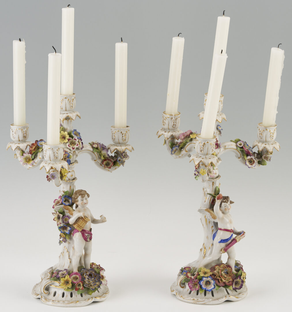Lot 1255: 3 Pc. German Schierholz Garniture Set