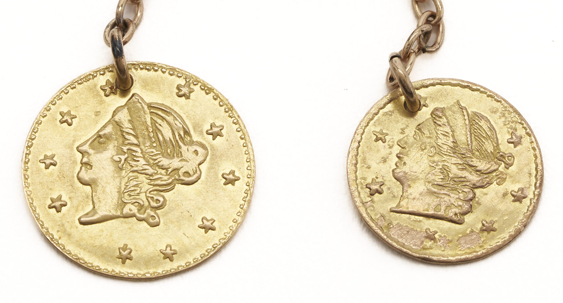 Lot 1258: 3 US Gold Coins, incl. California Fractional