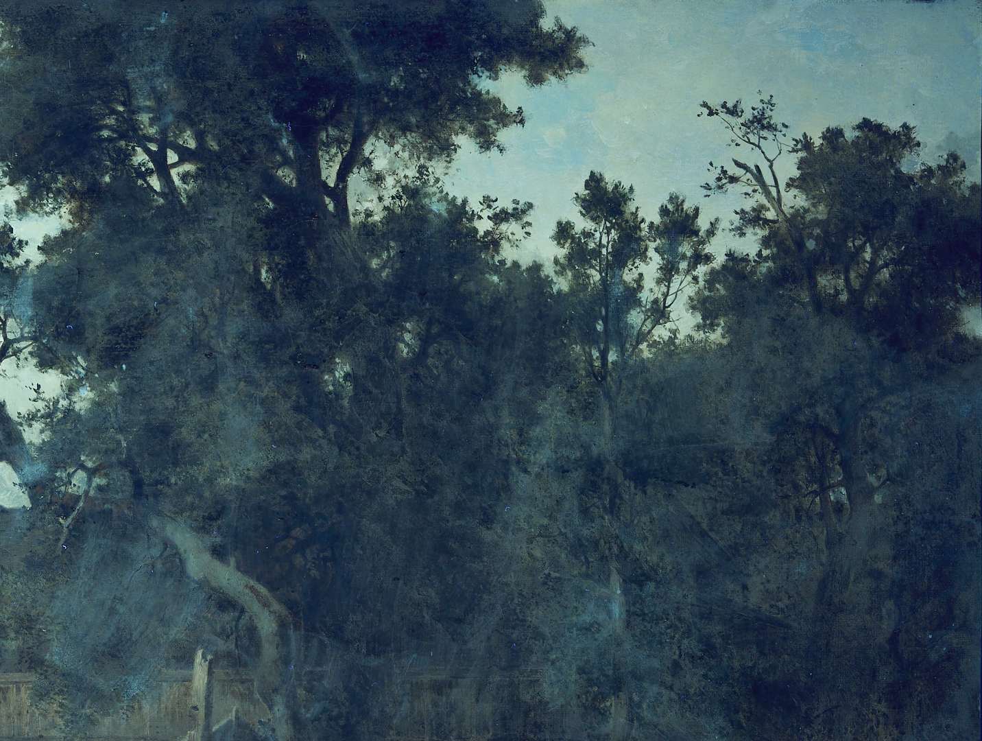Lot 125: Arnold Meerman O/C Farm Scene