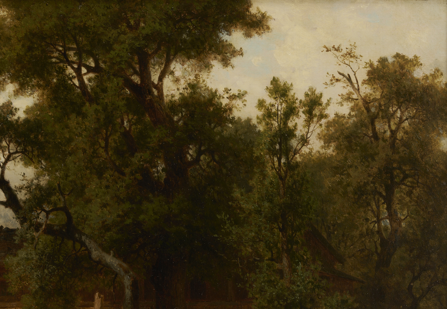 Lot 125: Arnold Meerman O/C Farm Scene