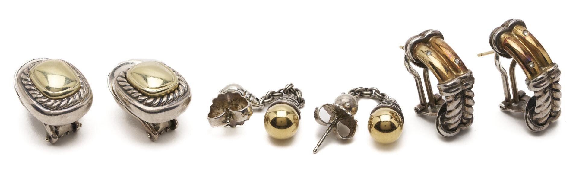 Lot 1264: Sterling and Gold Jewelry Incl. David Yurman, Jonah Grossbardt