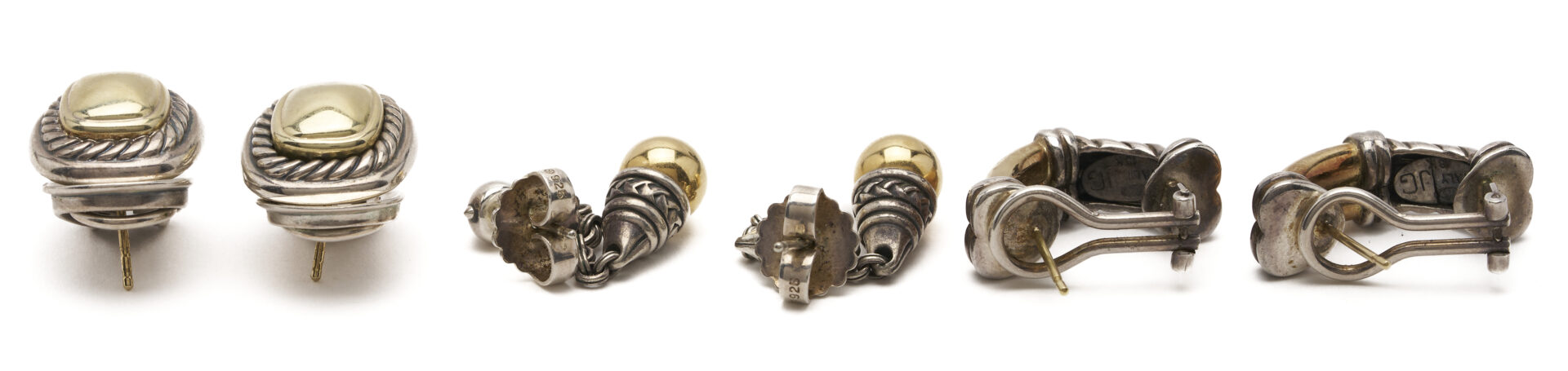 Lot 1264: Sterling and Gold Jewelry Incl. David Yurman, Jonah Grossbardt