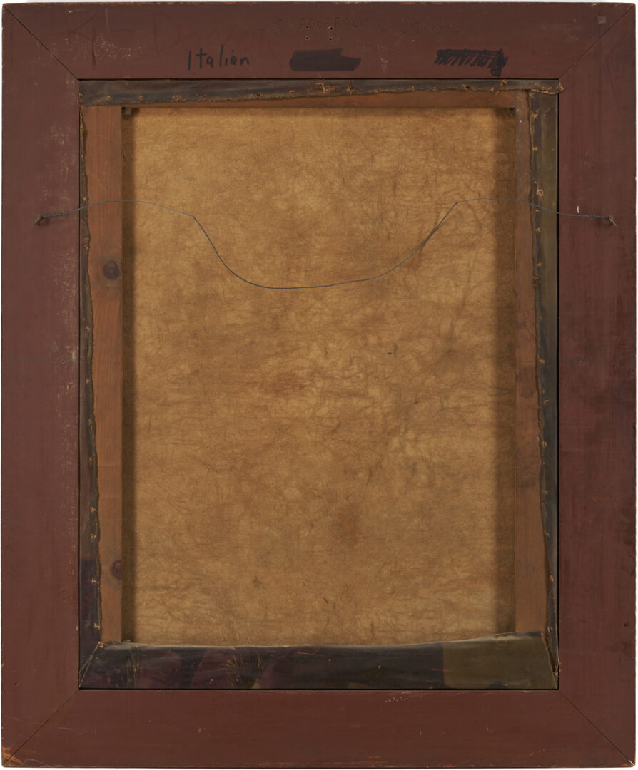 Lot 126: 2 Continental School O/C Floral Still Life Paintings, Early Carrig-Rohane Frame