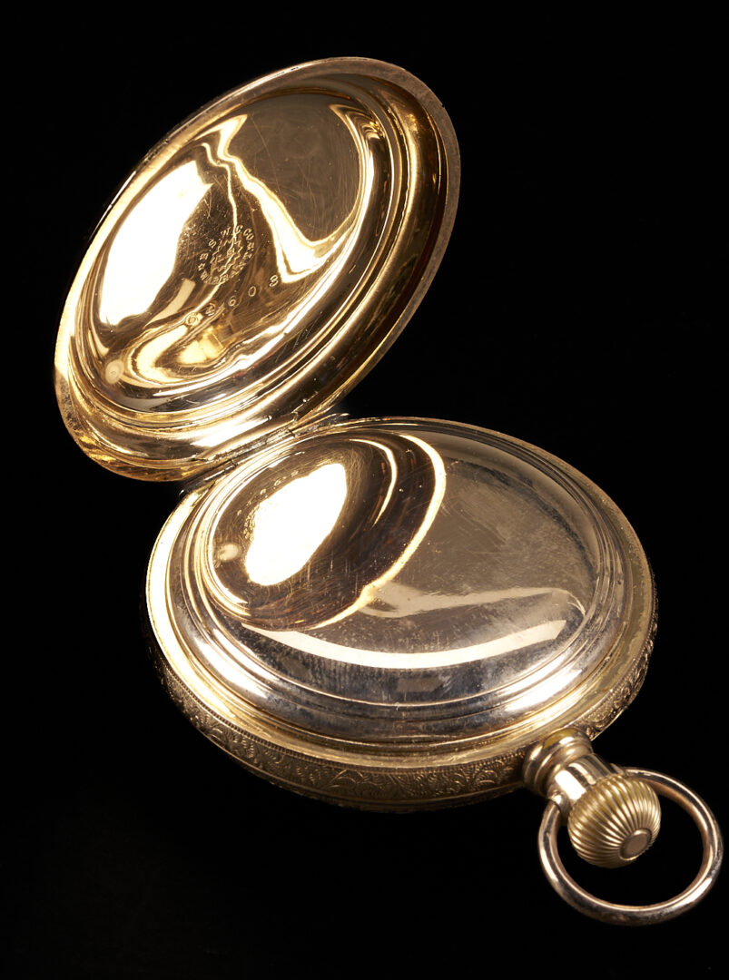 Lot 1274: 4 Pocket Watches – 2 Studebaker, 1 Hampden, 1 Hamilton