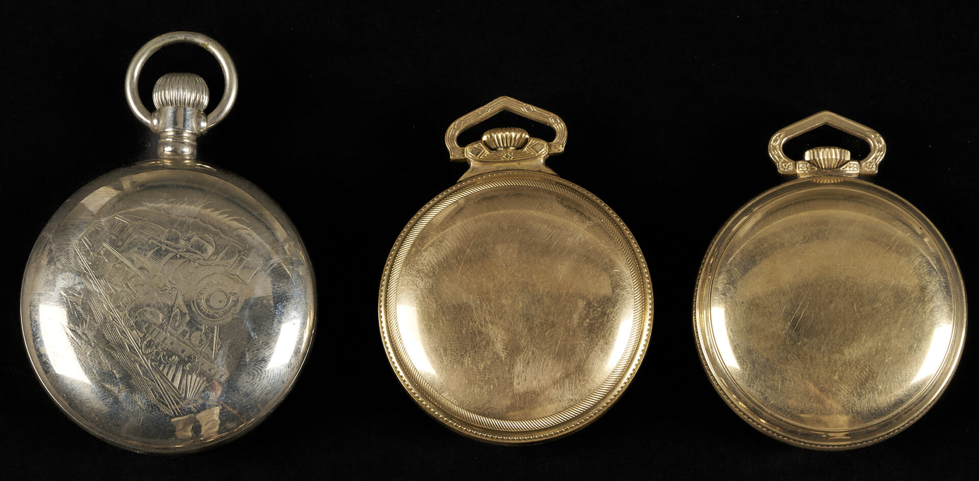 Lot 1275: 7 Elgin Pocket Watches