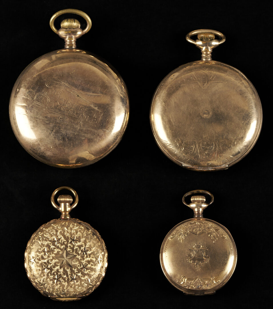 Lot 1275: 7 Elgin Pocket Watches