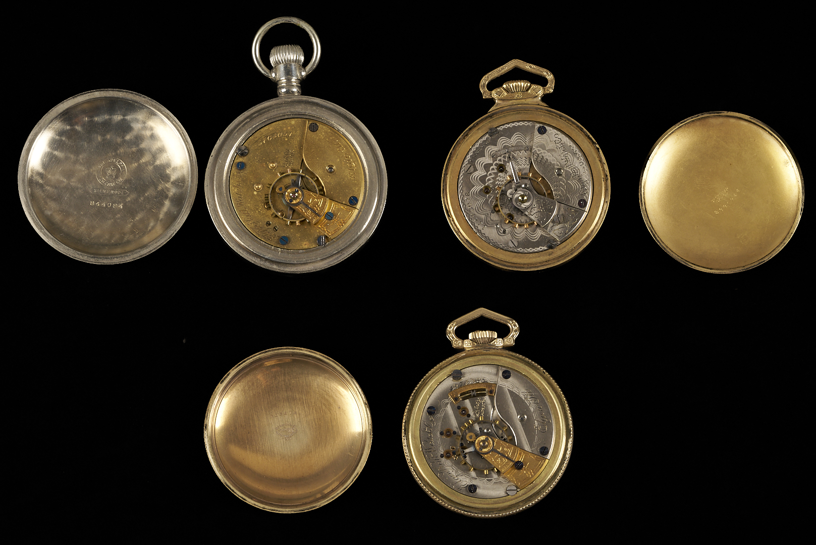 Lot 1275: 7 Elgin Pocket Watches