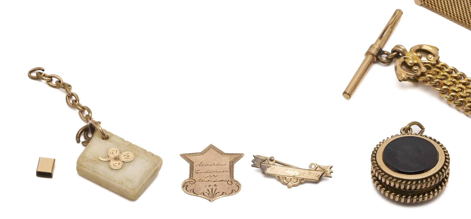 Lot 1279: Elgin Pocket Watch & Pocket Watch Accessories, G. Callahan History