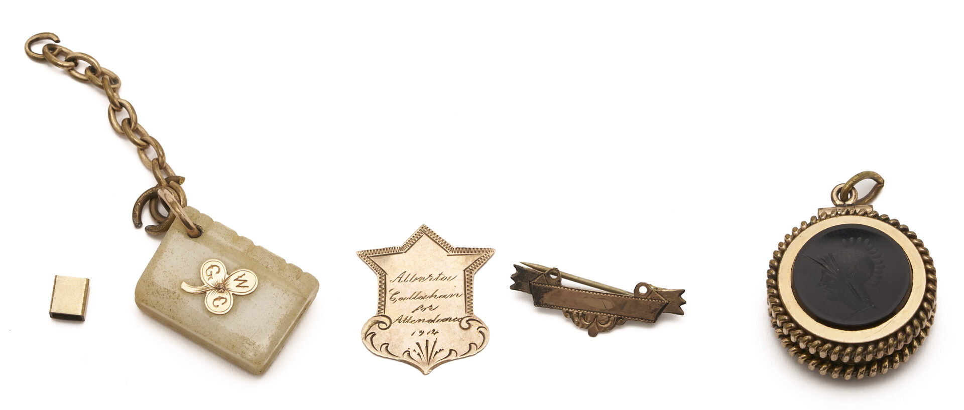 Lot 1279: Elgin Pocket Watch & Pocket Watch Accessories, G. Callahan History