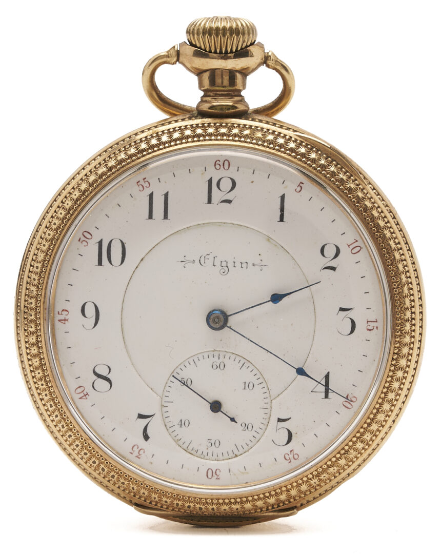 Lot 1279: Elgin Pocket Watch & Pocket Watch Accessories, G. Callahan History
