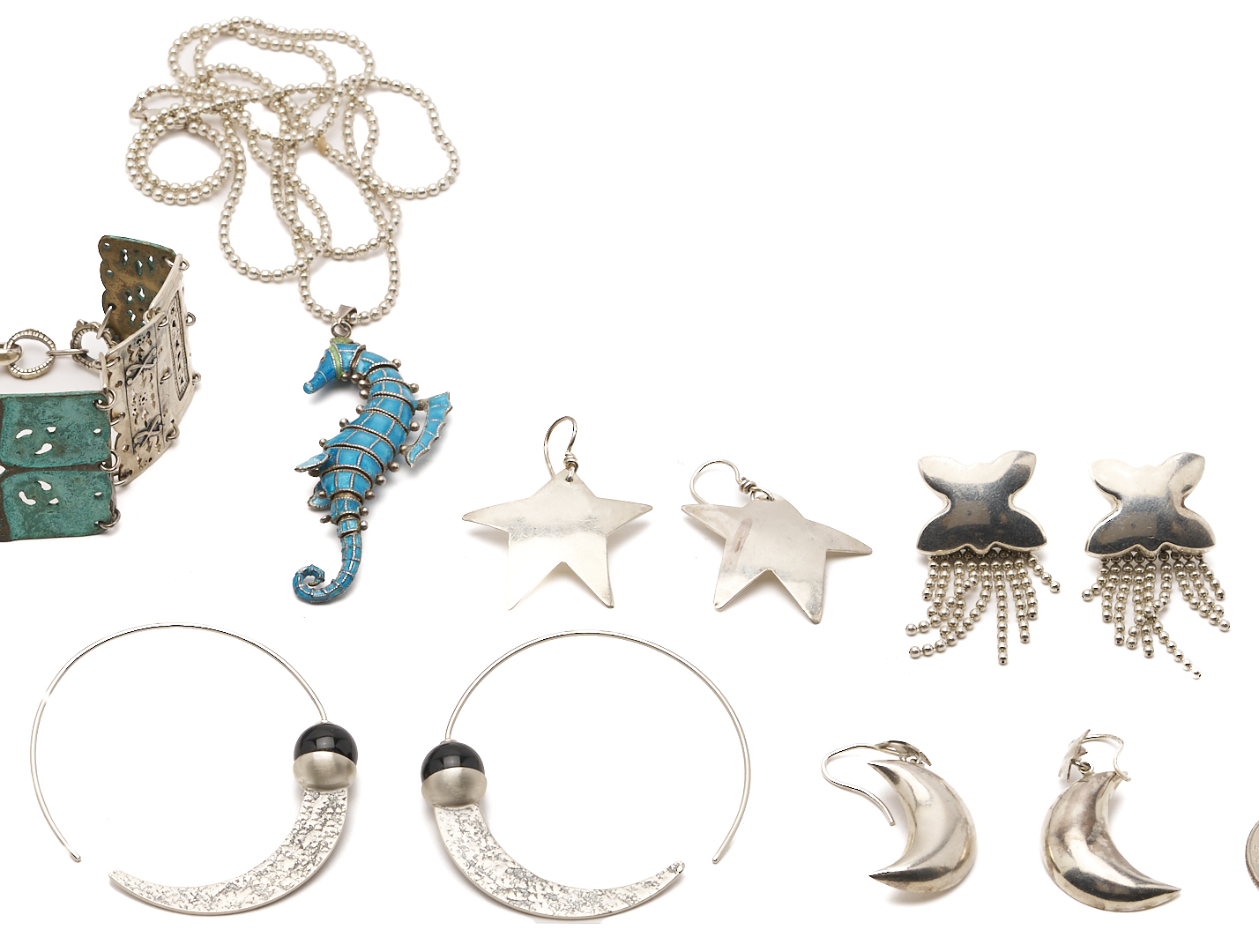 Lot 1283: 10 Assorted Sterling Silver Jewelry Items