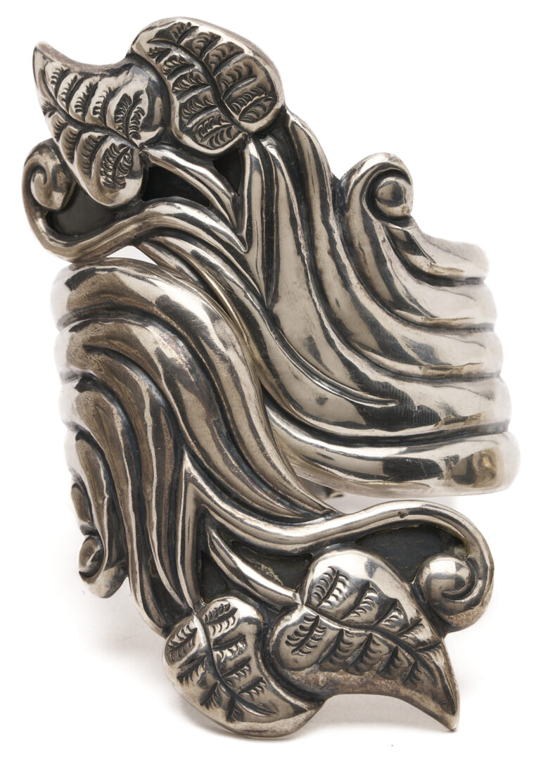 Lot 1288: 3 Ladies Silver Bracelets, incl.  Taxco