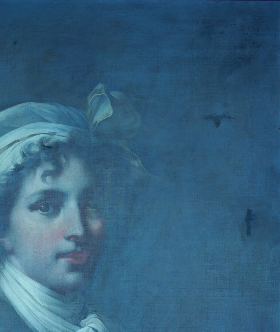 Lot 128: O/C Painting After Elisabeth Vigee Le Brun, Self Portrait