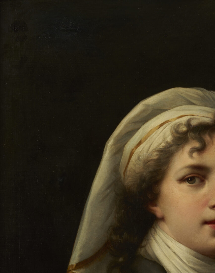 Lot 128: O/C Painting After Elisabeth Vigee Le Brun, Self Portrait
