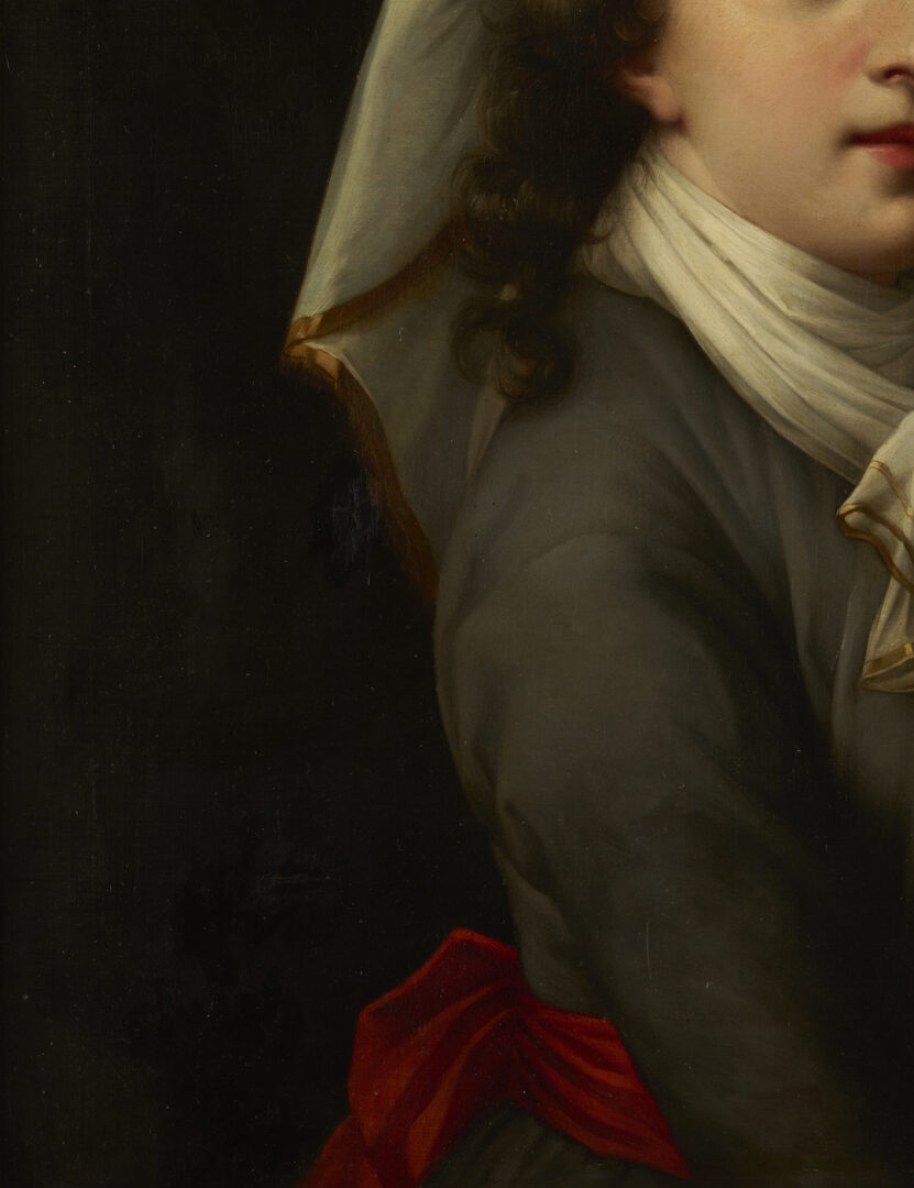 Lot 128: O/C Painting After Elisabeth Vigee Le Brun, Self Portrait