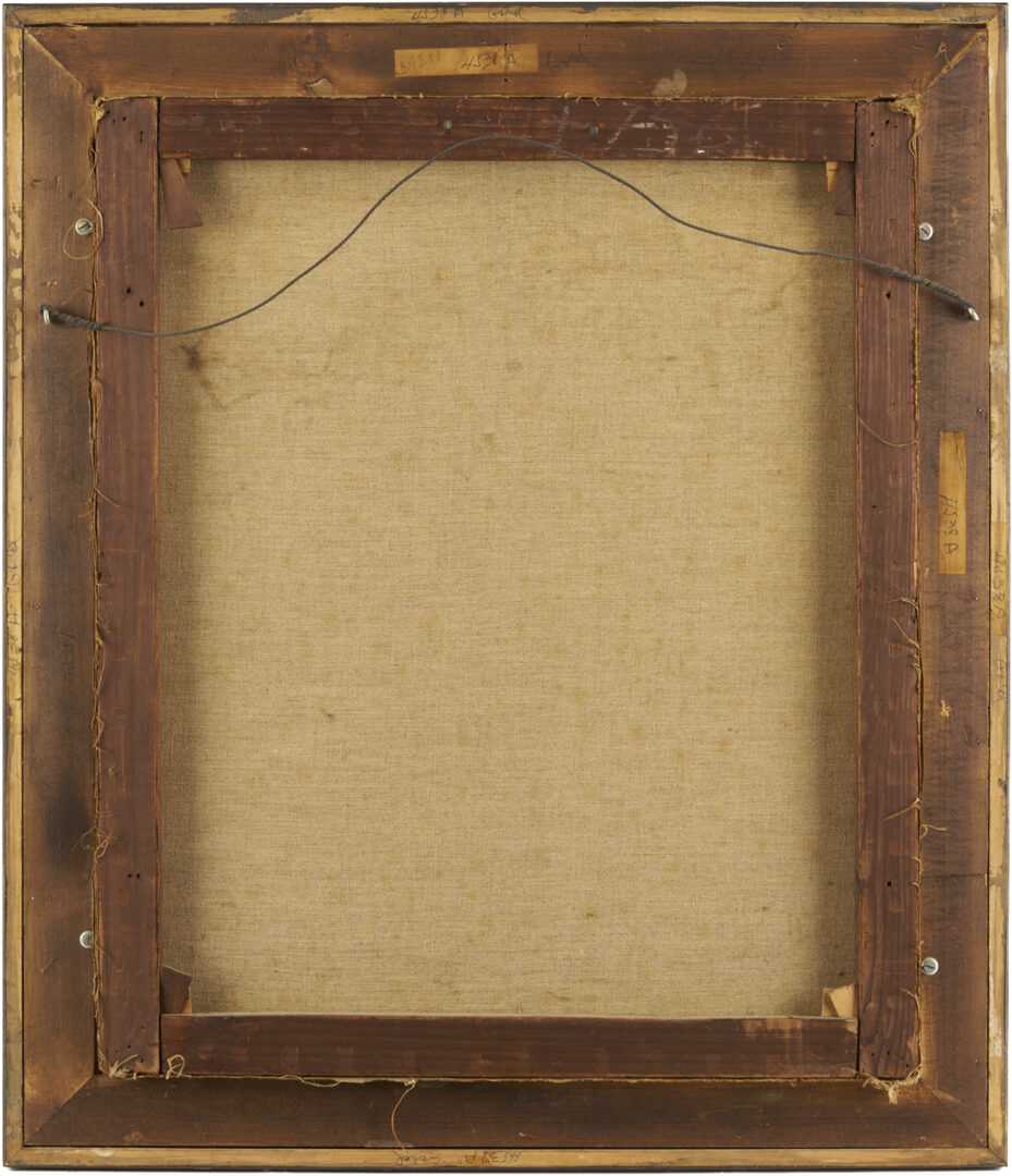 Lot 128: O/C Painting After Elisabeth Vigee Le Brun, Self Portrait