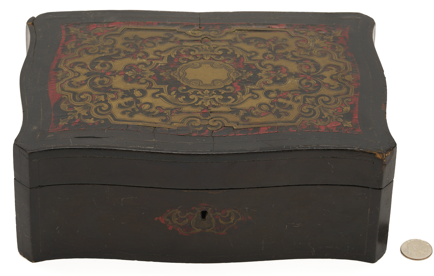 Lot 1290: French Boulle Vanity Box