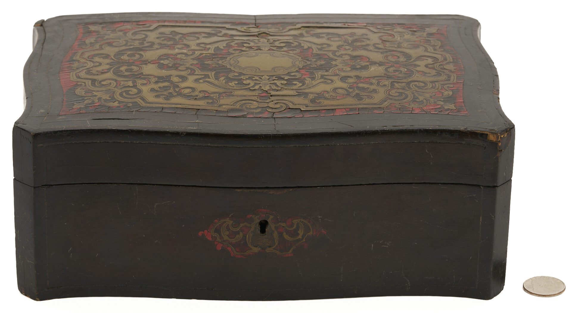Lot 1290: French Boulle Vanity Box
