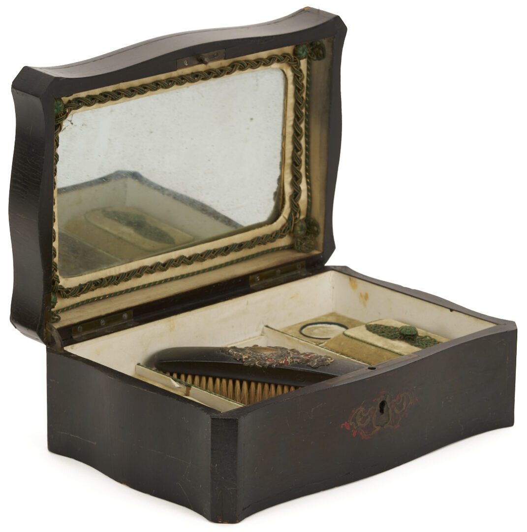Lot 1290: French Boulle Vanity Box