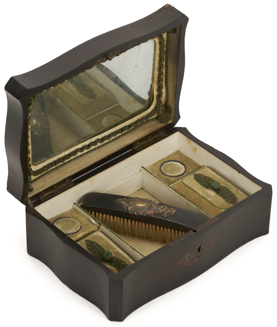 Lot 1290: French Boulle Vanity Box