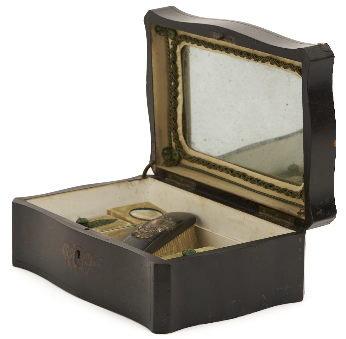 Lot 1290: French Boulle Vanity Box