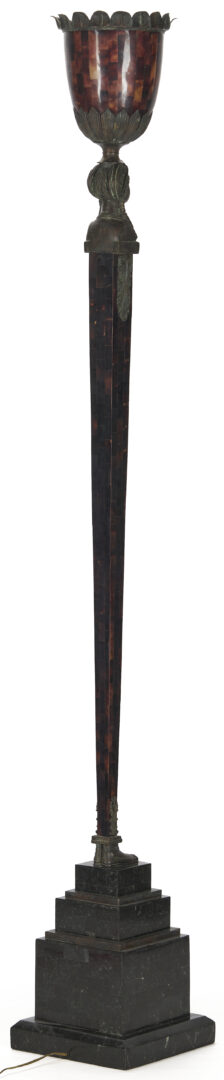 Lot 1292: Maitland Smith Egyptian Revival Style Floor Lamp