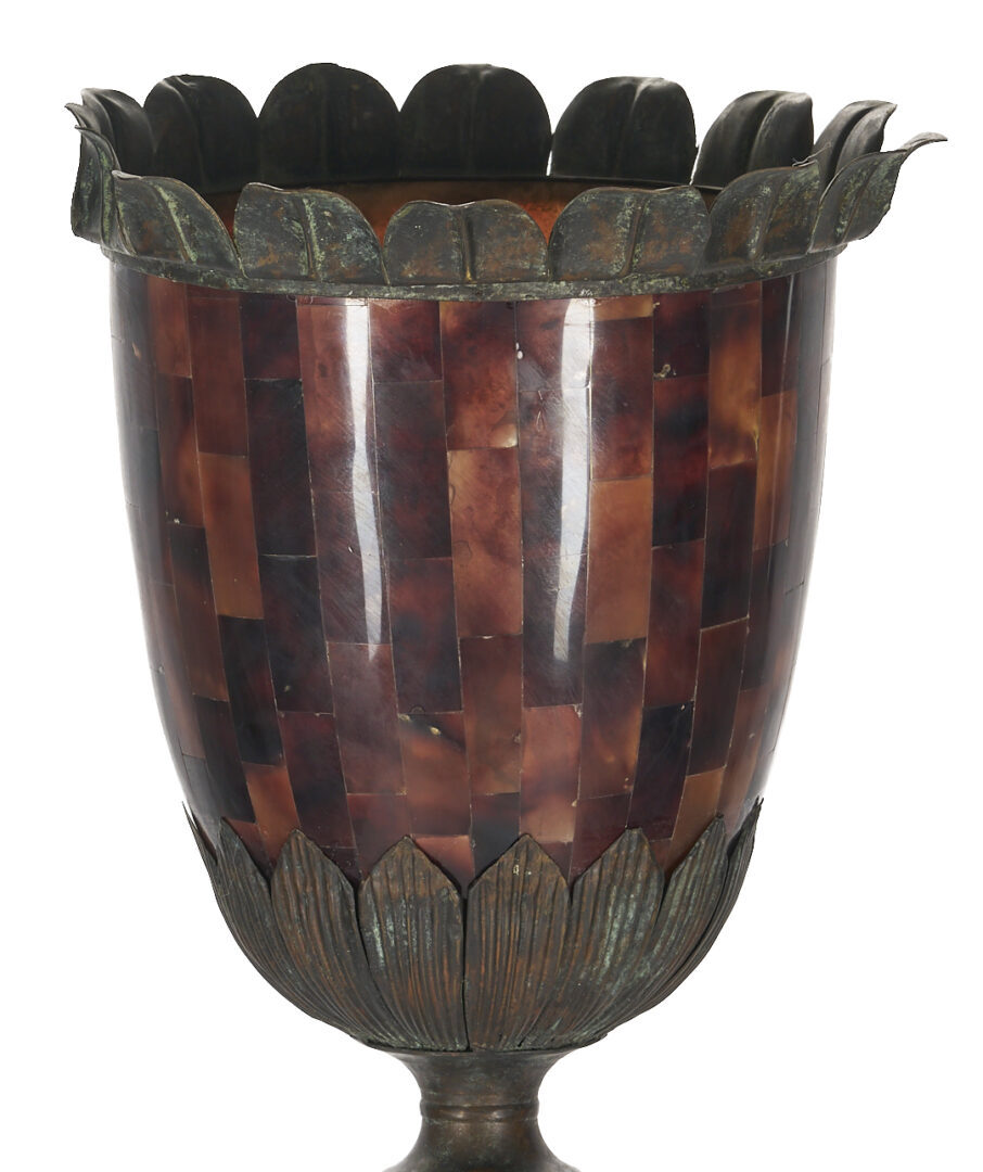 Lot 1292: Maitland Smith Egyptian Revival Style Floor Lamp