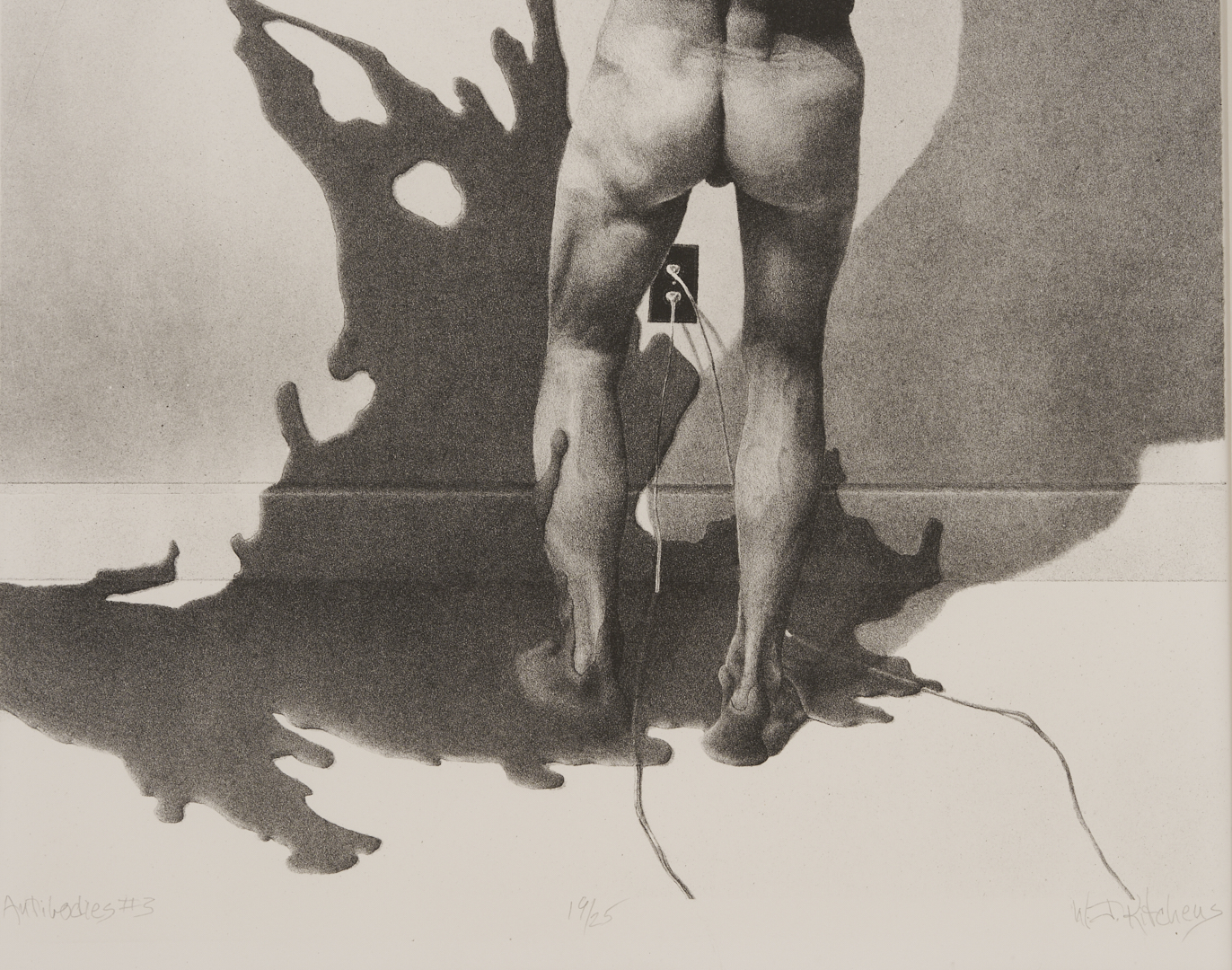 Lot 1294: 4 American Modernist Prints w/ Nudes, Lynd Ward & William Kitchens