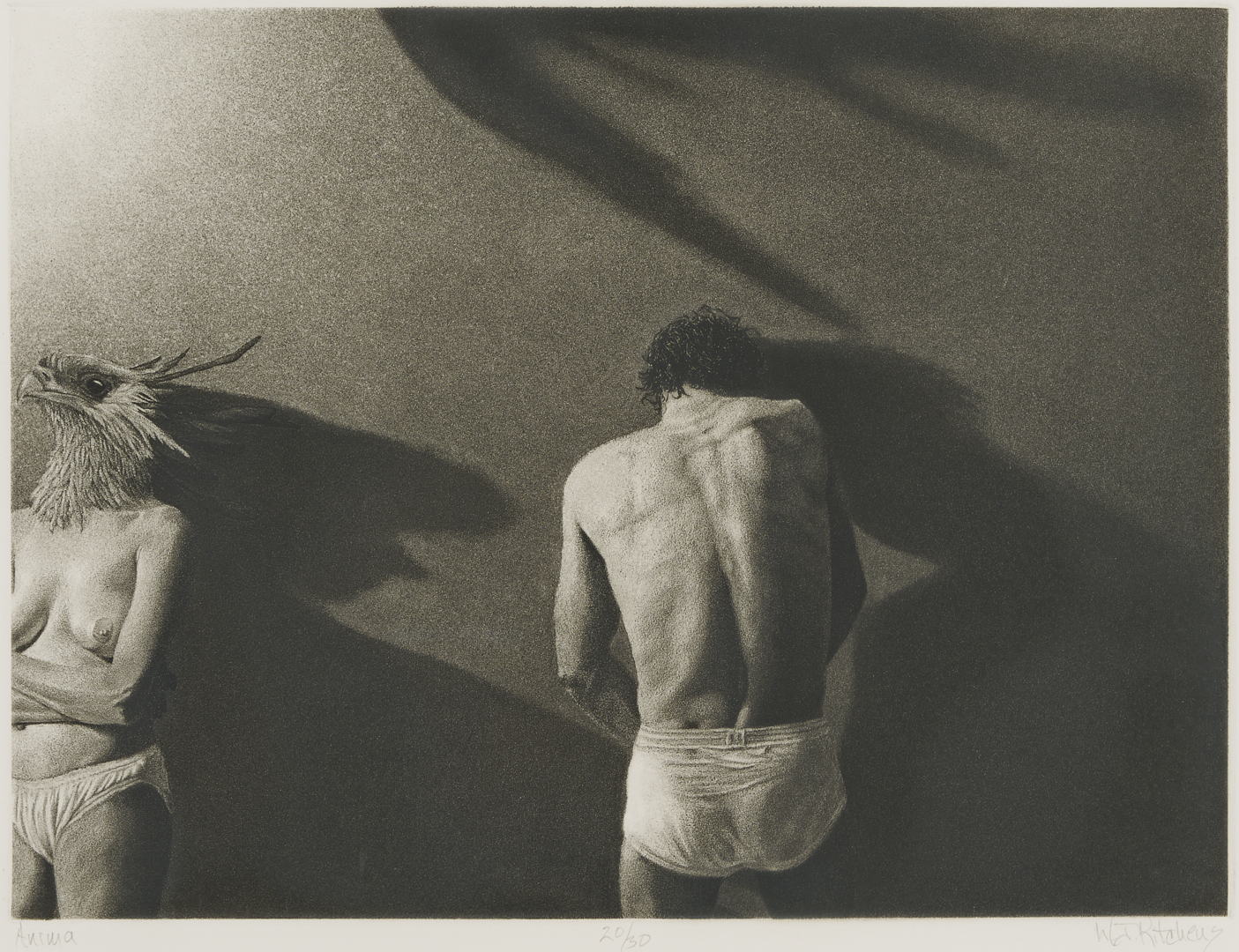 Lot 1294: 4 American Modernist Prints w/ Nudes, Lynd Ward & William Kitchens