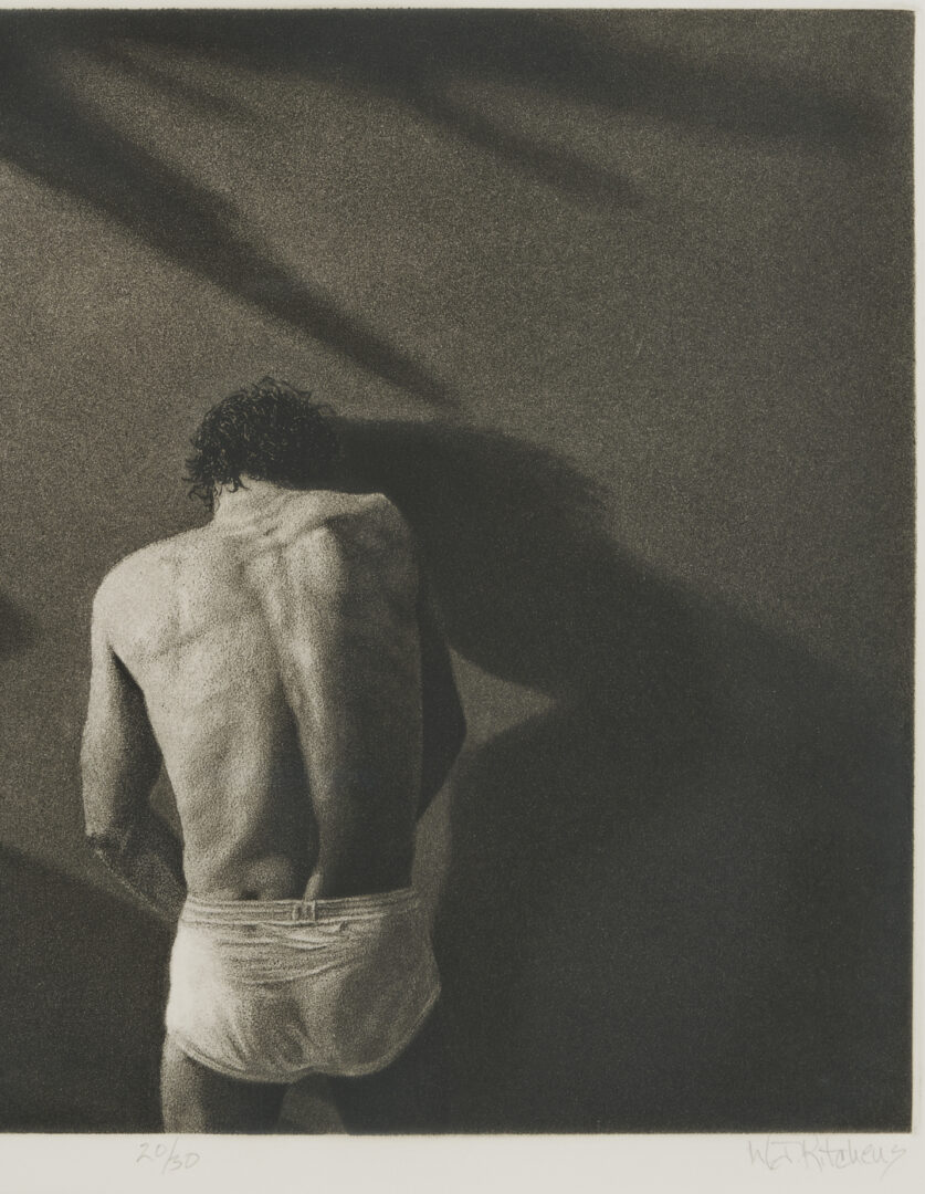 Lot 1294: 4 American Modernist Prints w/ Nudes, Lynd Ward & William Kitchens