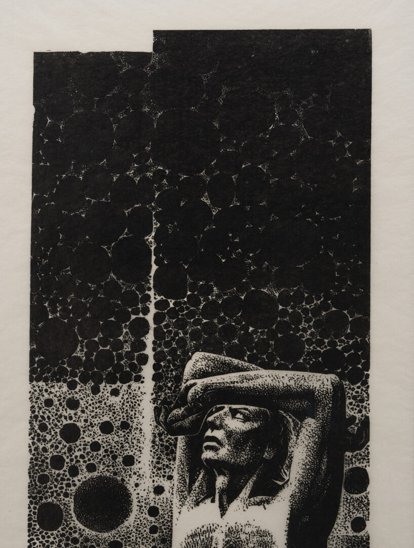 Lot 1294: 4 American Modernist Prints w/ Nudes, Lynd Ward & William Kitchens