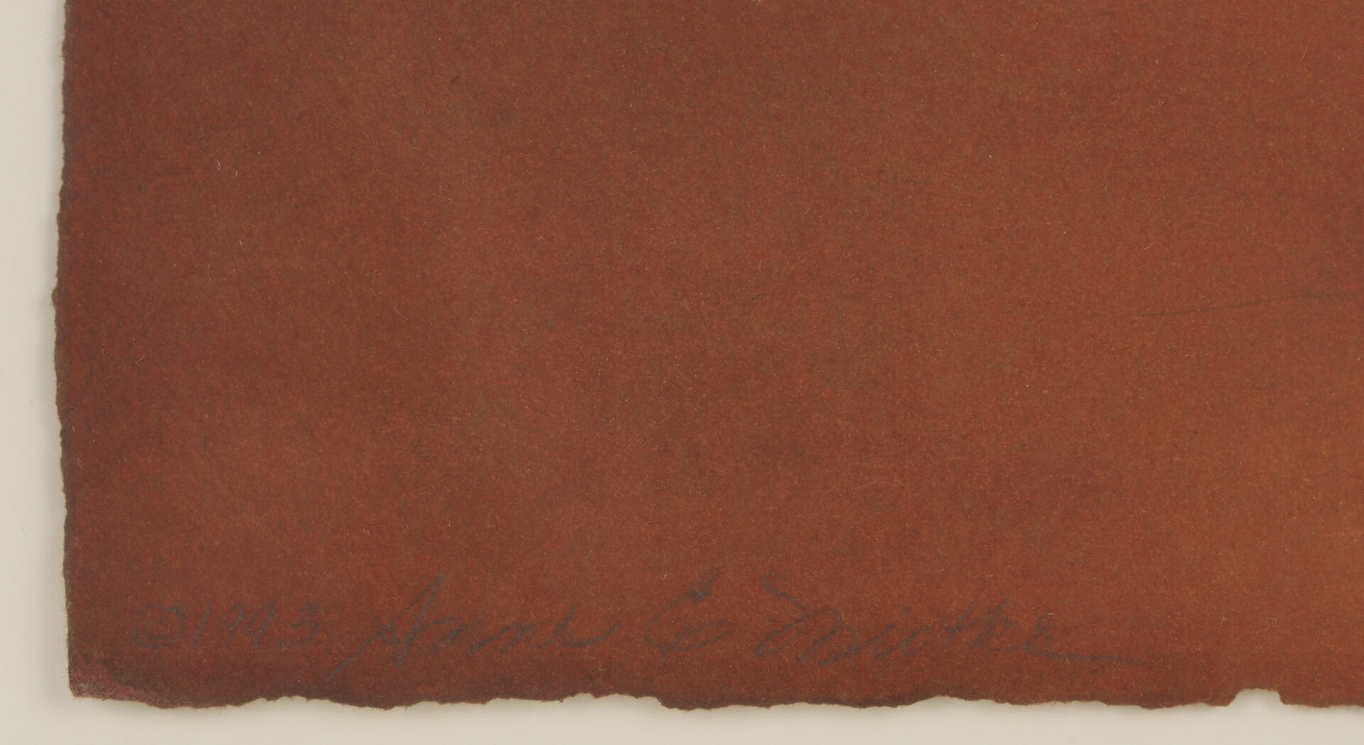 Lot 1296: Anne Miotke Watercolor, Game XI: Parcheesi