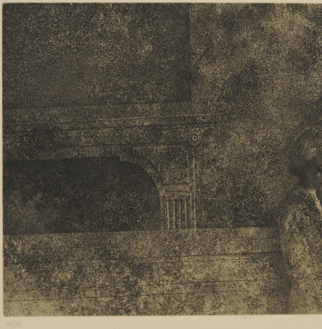 Lot 1297: 2 Peter Milton Etchings from The Jolly Corner, Plus Copper Plate