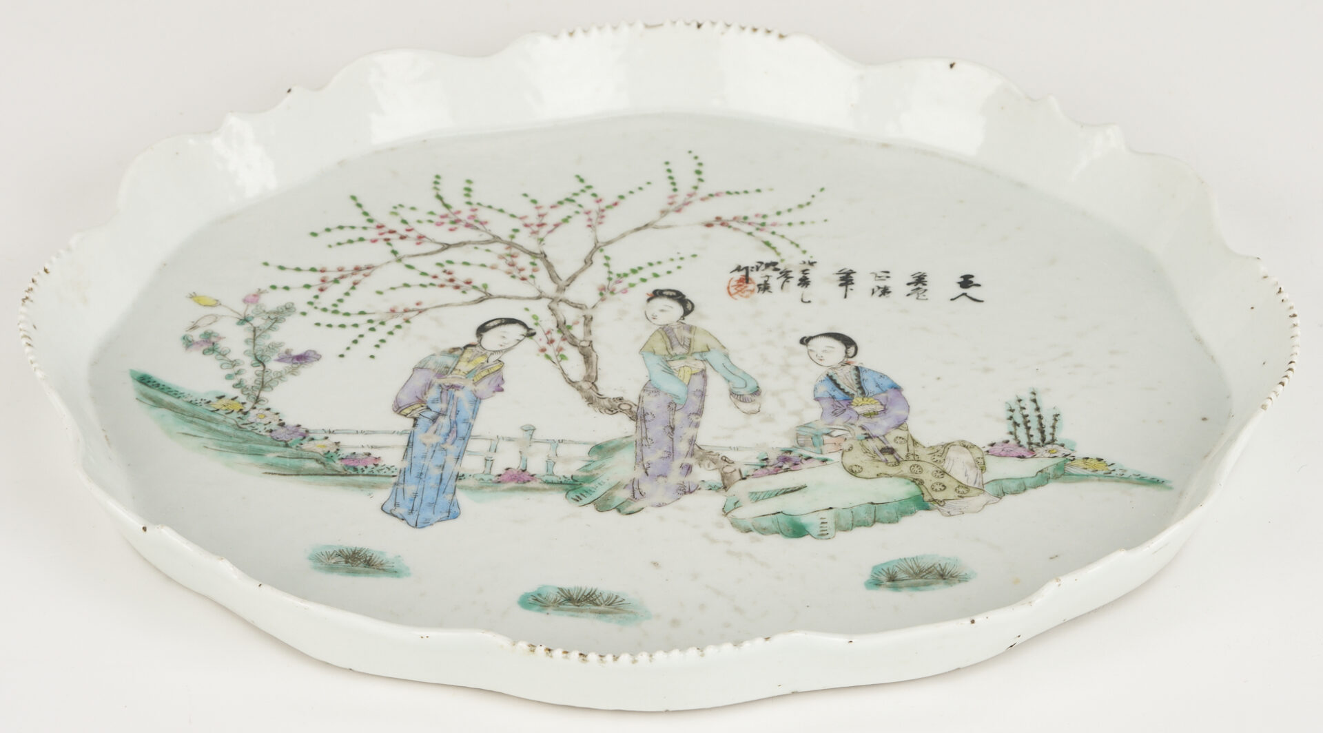Lot 12: 10 Pcs. Chinese Famille Rose Porcelain
