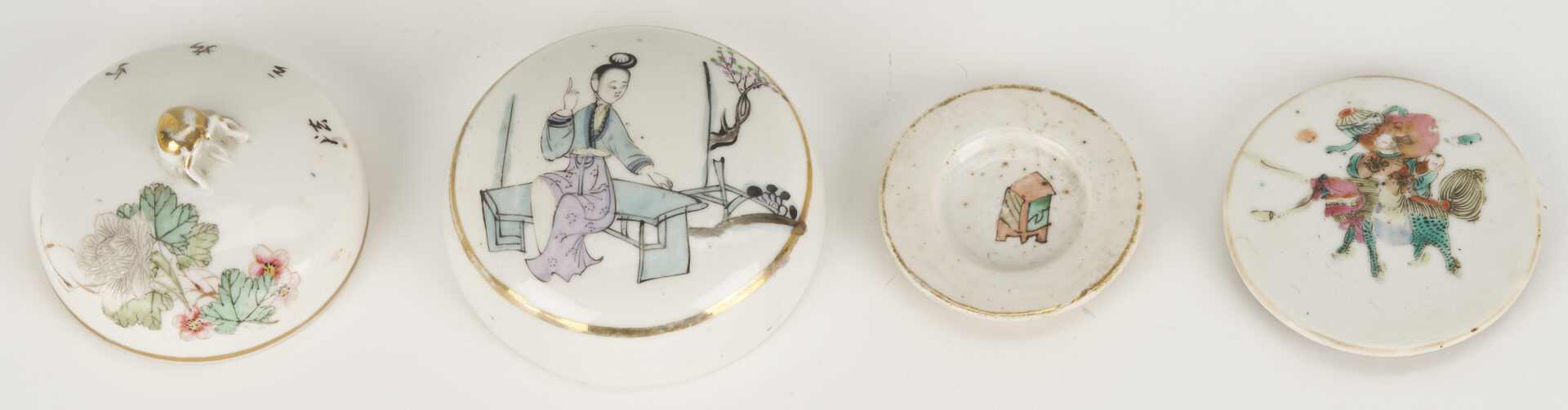 Lot 12: 10 Pcs. Chinese Famille Rose Porcelain