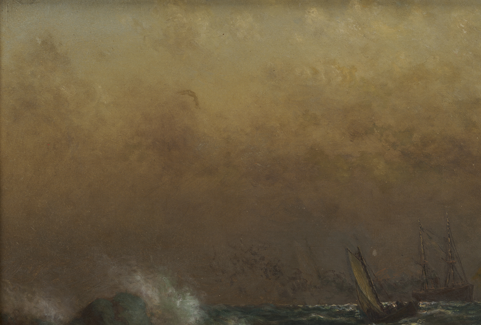 Lot 1301: John Hammerstad Oil on Canvas Seascape