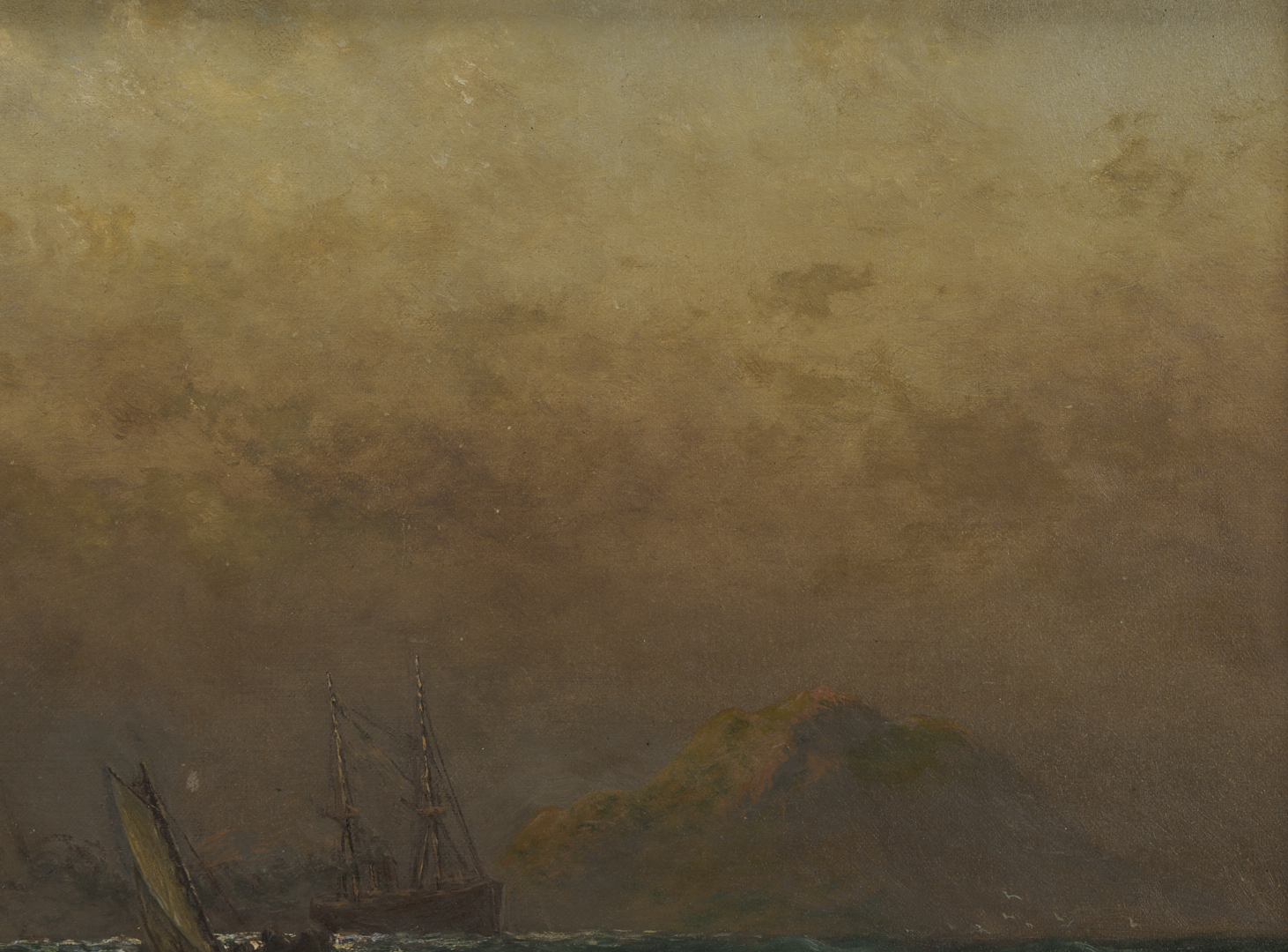 Lot 1301: John Hammerstad Oil on Canvas Seascape