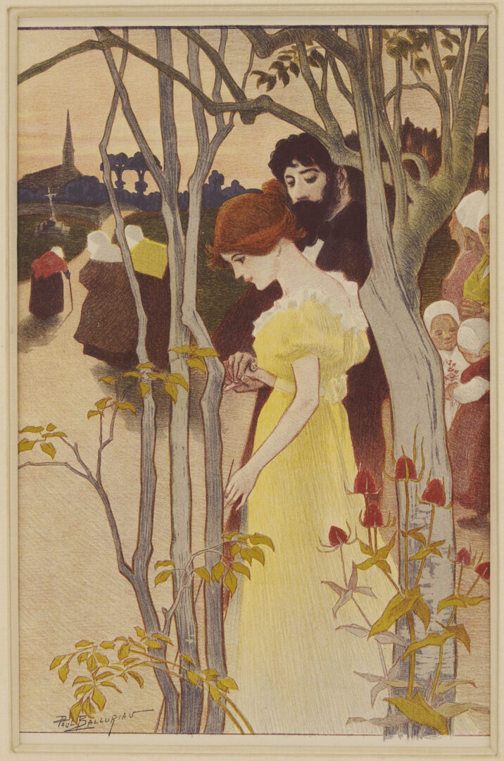 Lot 1305: 6 Art Nouveau Prints Incl. Ricordi Portfolio, Maitres de l’Affiche
